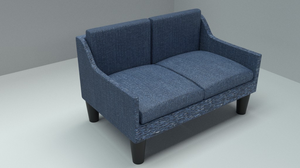 blue couch. preview image 1